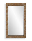 Ayanna - Wood Mirror - Gray Washed