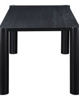 Post - Small Dining Table - Black Oak