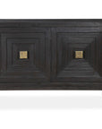 Aiken - 2 Door Cabinet - Dark Walnut