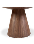 Otago - 54" Round Dining Table - Natural Walnut