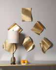 Fluttering Pages - Wall Decor (Set of 6) - Gold
