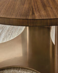 Eleana - Round Dining Table - Medium Wood