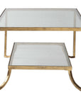Katina - Leaf Coffee Table - Gold