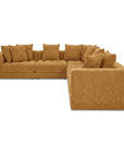 Davie - Classic L Modular Sectional - Golden Yellow