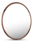 Alcott - Accent Round Mirror Small - Dark Brown
