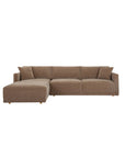 Bryn - Sectional Camel Left Stationary Sofa - Camel