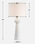 Sonata - Textured Table Lamp - White