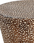 Cutler - Drum Shaped Accent Table - Dark Brown