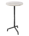 Puritan - White Marble Drink Table