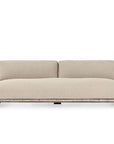 Livia - Teak Outdoor Sofa - Taupe
