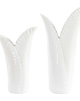 Leafscape - Vases (Set of 2) - White