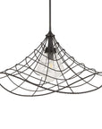 Whirlwind - 1 Light Indoor-Outdoor Pendant - Dark Bronze