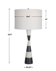 Bandeau - Banded Stone Table Lamp