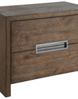 Modern - Atlas Drawer Nightstand - Dark Brown