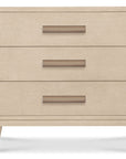 Westwood - Three-Drawer Nightstand - Beige