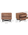 Bent - Nightstand - Smoked