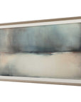 Deep Rains - Framed Abstract Print - Light Gray