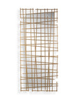 Golden Intersection - Mirrored Wall Decor - Brass