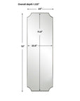 Lennox - Nickel Tall Mirror