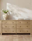 Loren - 6 Drawer Dresser - Natural
