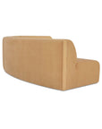 Naomi - 3 Piece Concave Modular Sectional - Golden Yellow