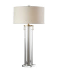Monette - Tall Cylinder Lamp - Pearl Silver