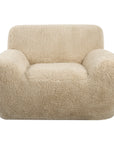 Abide - Sheepskin Accent Chair - Beige