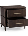 Westlake - 2-Drawer Nightstand - Kona Brown