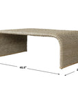 Calabria - Woven Seagrass Coffee Table
