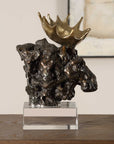 Moose Bust - Bronze Sculpture - Bronze
