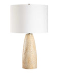 Maury - Travertine Table Lamp - Beige