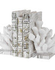 Charbel - Bookends (Set of 2) - White