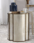 Harlow - Mirrored Accent Table - Gold