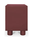 Jolene - Accent Nightstand - Deep Red