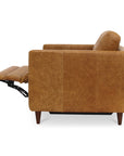 Bridgers - Leather Power Recliner Chair - Tan