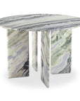 Celia - Round Dining Table - Green / Gray