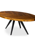 Parq - Oval Dining Table - Brown