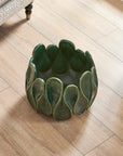 Petal Pinch - Indoor-Outdoor Bowl - Green