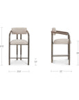 Cassidy - Counter Height (24"-27") - Light Brown