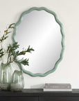 Isly - Robin's Egg Oval Mirror - Blue