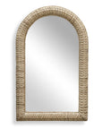 Twisted - Seagrass Arch Mirror - Woodtone