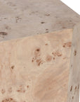 Avena - Burl Wood Square End Table - Natural