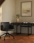 Morris - PVC Office Chair - Black