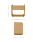 Enns - Nightstand - Natural