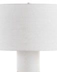 Maliyah - Linen Table Lamp - White