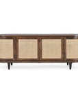 Teresa - 4 Door Buffet - Walnut / Natural Brown