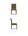 Frankie - Dining Chair (Set of 2) - Olive