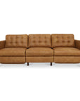 Bridgers - Leather Power Recliner Sofa - Tan