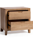 Laguna - 2 Drawer Nightstand - Natural Maple