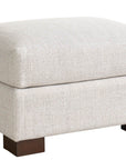 Brooklyn - Ottoman - Pearl Silver